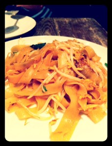 Tagliatelle di riso con verdure