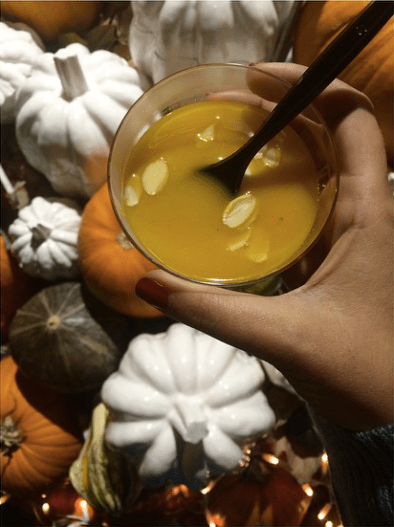 crema di zucca e mandorle ragout food