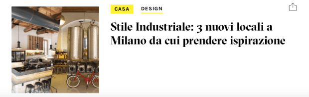 Locali industrial a Milano