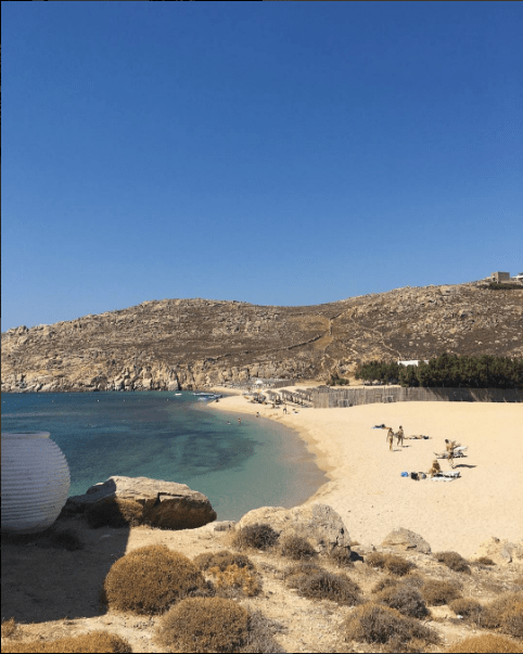 Agrari beach Mykonos